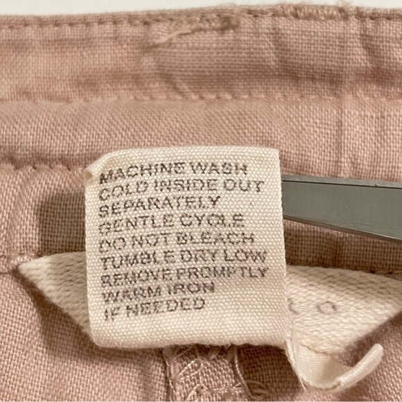 Sandro Relaxed Linen Pant Blush 8 - Picture 12 of 12